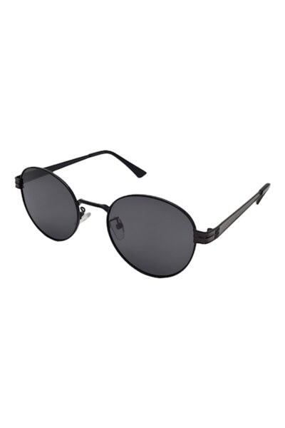Tia Accesorii Polarized, unisex, oval, black sunglasses