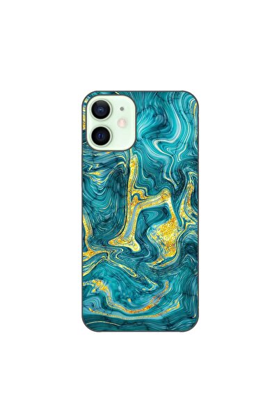 OEM Husa compatibila cu Apple iPhone 12 Mini Silicon Gel Tpu Model Abstract G...
