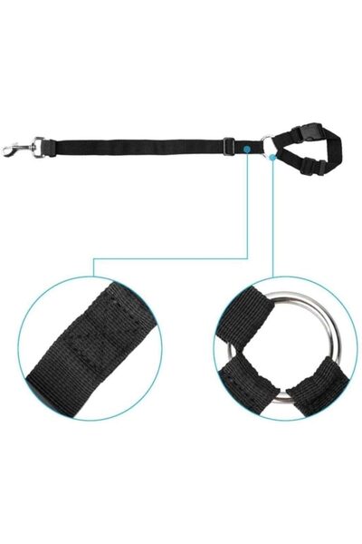 Markaflex Pet Vehicle Seat Belt Cat Dog Car Auto Collar Auto Accessory Cat Do...