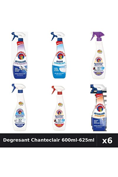 Chanteclair Set 6 Degresant Universal 600ml-625ml - Bicarbonat, Lavanda, Mars...