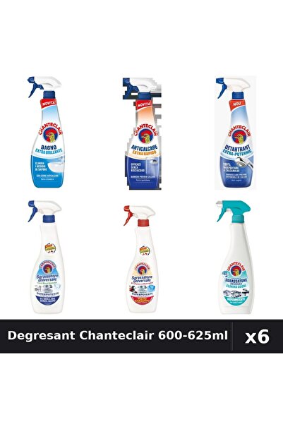 Chanteclair Set 6 Degresant Universal 600-625ml - Bicarbonat, Marsilia, Anti-...