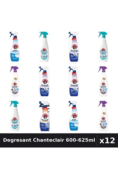 Chanteclair Set 12 Degresant Universal 600-625ml - 6 Arome, Anticalcar, Lavanda