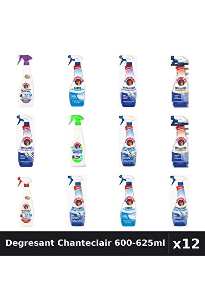 Chanteclair Set 12 Degresant Universal 600-625ml - Mosc, Lămâie, Marsilia