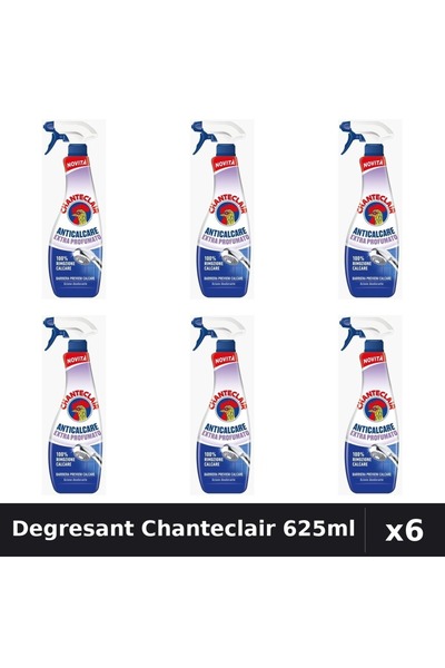 Chanteclair Set 6 Degresant Universal 625ml - Extra Parfumat, Anticalcar