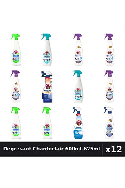 Chanteclair Set 12 Degresant Universal 600ml-625ml - Lamaie, Lavanda, Bicarbonat