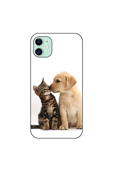 OEM Husa compatibila cu Apple iPhone 11 Silicon Gel Tpu Model Pisicuta Catelu...