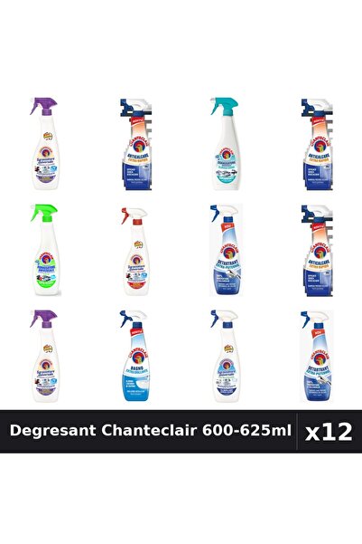 Chanteclair Set 12 Degresant Universal 600-625ml - Lavanda, Lămâie, Marsilia,...