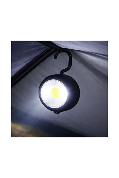 Zet Lanternă LED cu cârlig și magnet, Ø7 cm, ideală pentru camping, atelier, ...