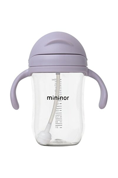 Mininor - Non-spill Trainer Straw Cup - , BPA and BPS Free Tritan, Weighted S...