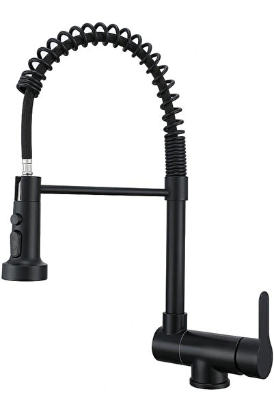 OEM Foldable kitchen sink faucet with extendable hose and 3 water jet modes