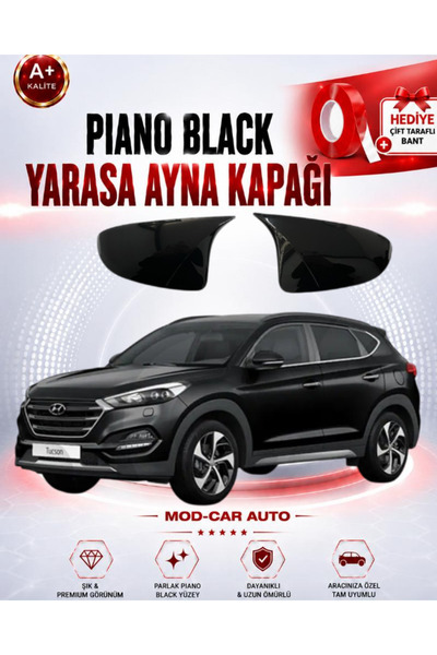 MODxAUTO HYUNDAI TUCSON 2015-2017 YARASA AYNA KAPAGI P.BLACK