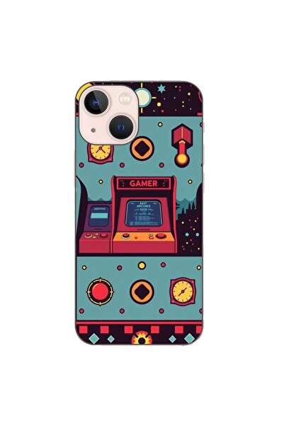 OEM Husa compatibila cu Apple iPhone 13 Mini Silicon Gel Tpu Model Gamer Arca...