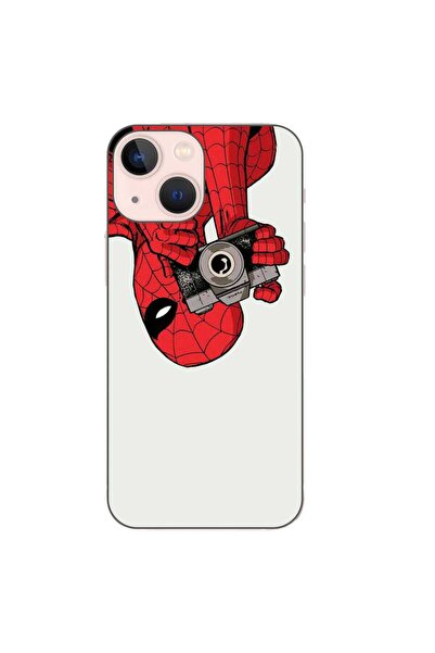 OEM Husa compatibila cu Apple iPhone 13 Mini Silicon Gel Tpu Model Spiderman