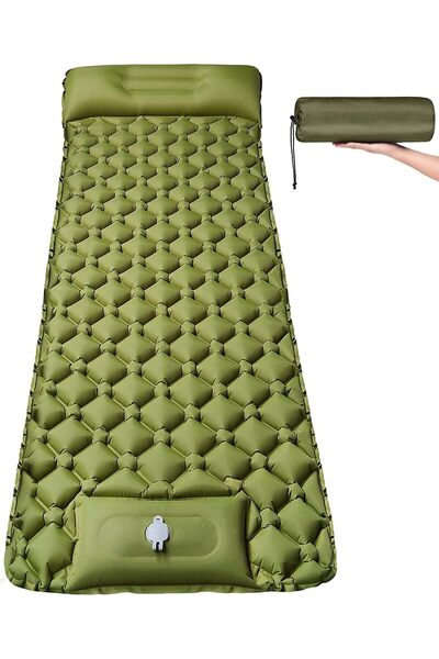 Arabest Self-Inflating Sleeping Pad,Ultralight,78.7" x 27.6",with Foot Pump,W...