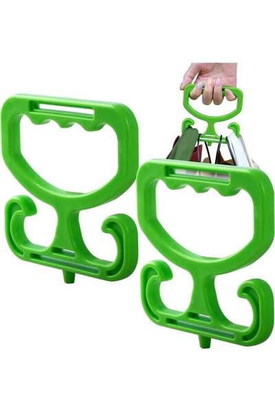Arabest 2-Pack Grocery Bag Carrier Handle,Ergonomic,Heavy-Duty,Multi-Purpose,...
