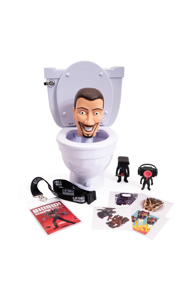 AS COMPANY Skibidi Toilet Τουαλέτα με Αξεσουάρ Για 6+ Χρονών