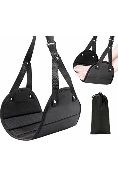 Arabest Foot Hammock for Airplane Travel, Adjustable Portable Foldable Footre...