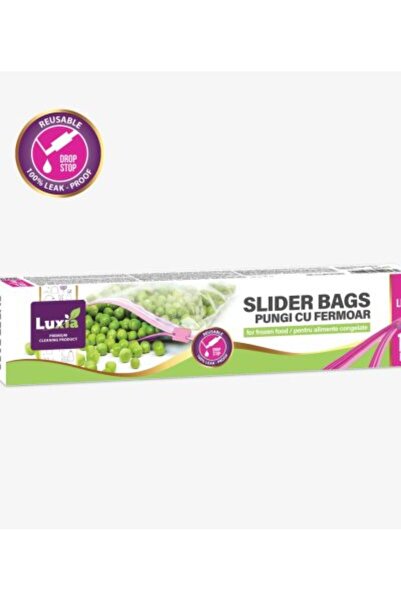 Luxia Set 2 x Pungi alimentare cu fermoar Luxia, 3 L