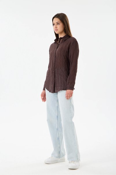 Reji Glittered Striped Shirt