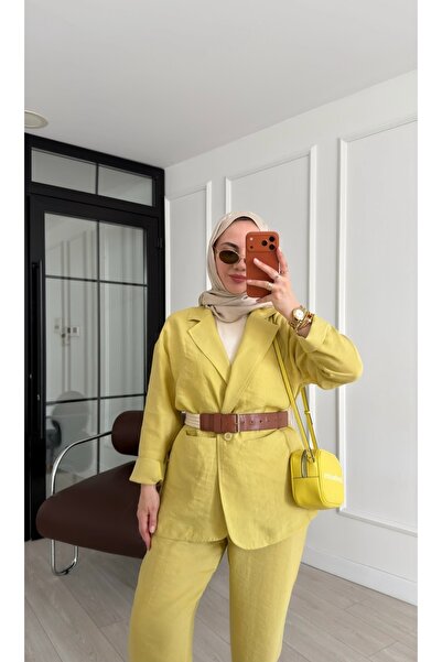 Semrailhan Kadın Begonya Ceketli Takım