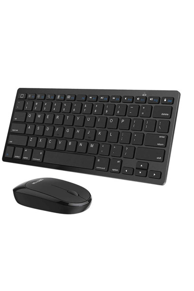 Omoton Set Periferice Wireless KB066, Tastatură ultra-slim și Mouse Bluetooth...
