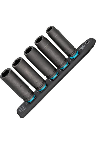 HAZET SmartRail 1/2 impact, set de capete hexagonale pentru șurubelniță, 5 pi...