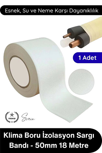 Svein #KlimaBandı Klima Boru İzolasyon Sargı Bandı 50mm 18 Metre PVC UV Dayan...