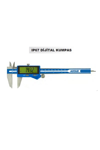 ACCUD 0-300mm IP67 DİJİTAL KUMPAS