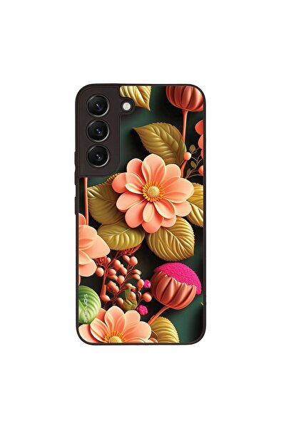 Sonique Θήκη 3D Flower Series για Samsung Galaxy S22 Σομόν