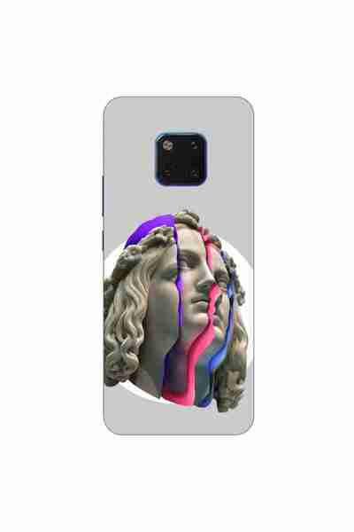 OEM Θήκη συμβατή με Huawei Mate 20 Pro Σιλικόνης TPU με σχέδιο Νέον Ερείπια
