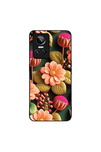 Sonique Θήκη 3D Flower Series για Realme GT Neo 3 5G Σομόν