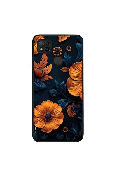 Sonique Θήκη 3D Flower Series για Xiaomi Redmi 9C / Redmi 10A Πορτοκαλί 01
