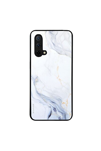 Sonique Θήκη Marble Series για OnePlus Nord CE 5G Λευκό 02