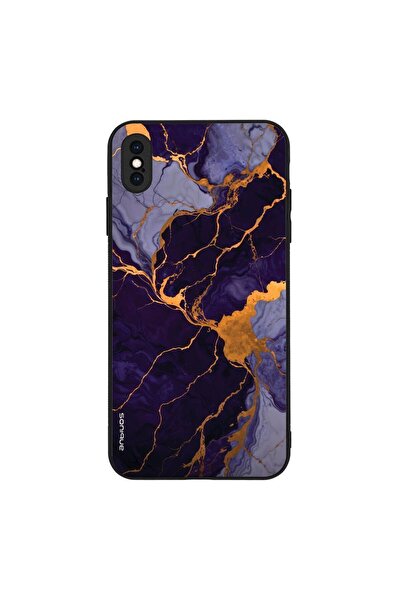Sonique Θήκη Marble Series για Apple iPhone XS MAX Μωβ