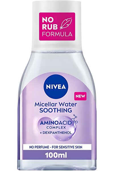 Nivea Body Face Micellar Water, Smoothing, Face Eyes Lips Makeup Remover, Sen...