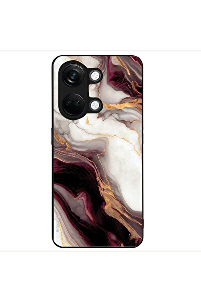 Sonique Θήκη Marble Series για OnePlus Nord 3 5G Μπορντώ