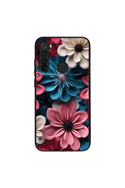 Sonique Θήκη 3D Flower Series για Xiaomi Redmi Note 8 / Redmi Note 8 2021 Ροζ 01