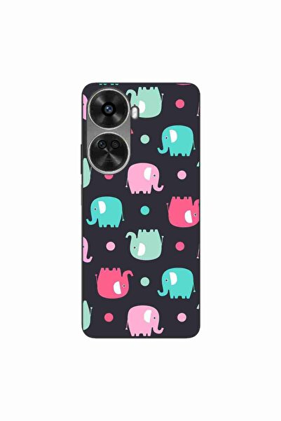 OEM Husa compatibila cu Huawei Nova 12 SE Silicon Gel Tpu Model Pattern Elefant