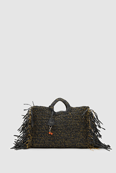 OGGO Wicker Fringe Wide