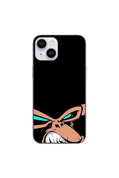 OEM Husa compatibila cu Apple iPhone 15 Silicon Gel Tpu Model Angry Monkey