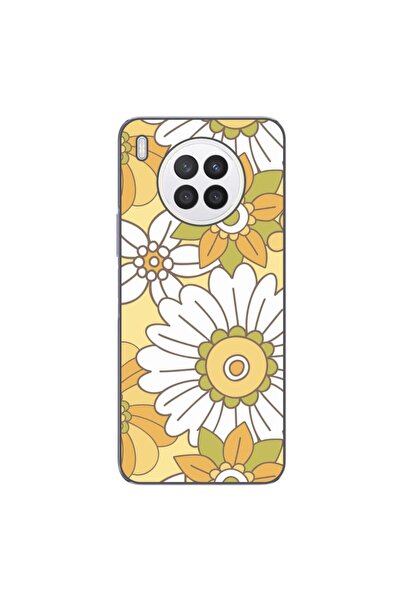 OEM Husa compatibila cu Huawei Nova 8i Silicon Gel Tpu Model Pastel Garden