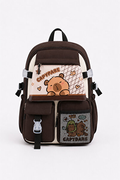 Mori School Bag Kawaii Kore Tarzı İlkokul Okul Çantası Su Geçirmez Gabardin L...
