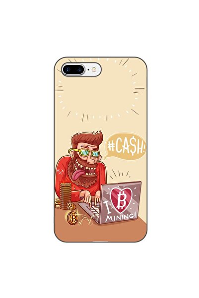 OEM Husa compatibila cu Apple iPhone 7 Plus, iPhone 8 Plus Silicon Gel Tpu Mo...