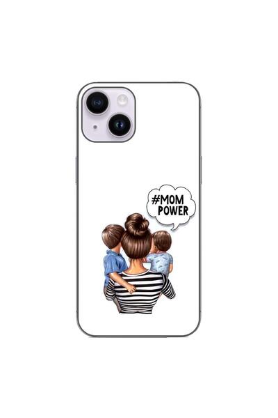 OEM Θήκη συμβατή με Apple iPhone 15, από σιλικόνη gel TPU, μοντέλο  "Μαμά αγο...