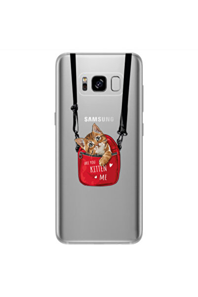 Other Samsung S8 Plus Are you kitten Transparent Silicone TPU Θήκη