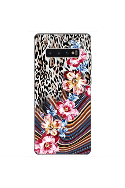 Other Samsung S10 Plus Leopar patterned Transparent Silicone TPU Θήκη