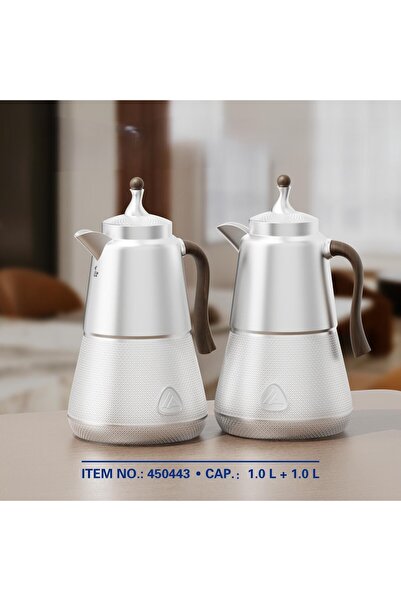 LALOZA New Style Elegant Design 1/1L Tea and Coffee Two Pieces Tramss Set