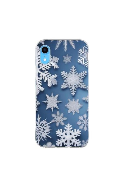 OEM Husa compatibila cu Apple iPhone XR Silicon Gel Tpu Model Fulgi de Zapada