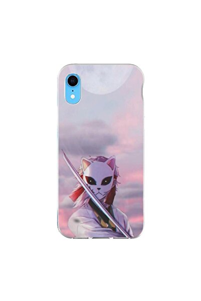 OEM Husa compatibila cu Apple iPhone XR Silicon Gel Tpu Model Demon Slayer Sa...