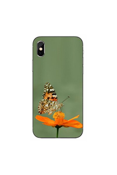 OEM Θήκη συμβατή με Apple iPhone XS Max από σιλικόνη gel TPU με σχέδιο πεταλο...